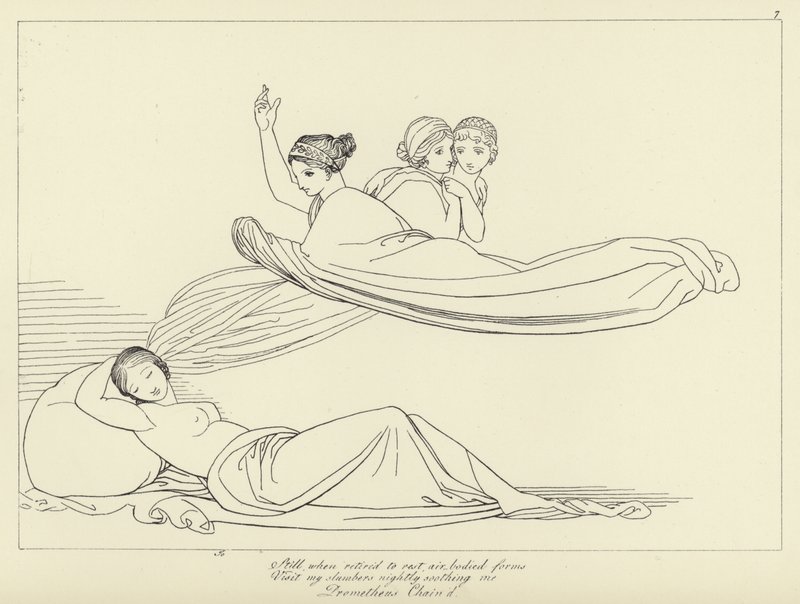 Prometheus lenket av John Flaxman