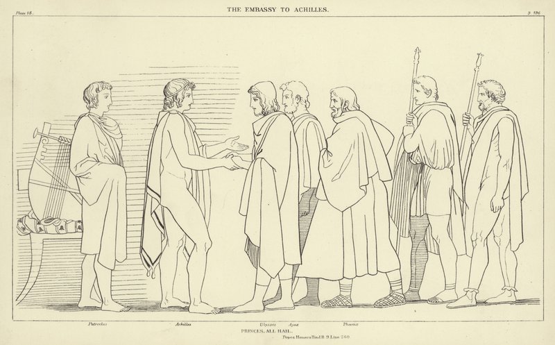 Ambassaden til Achilles av John Flaxman