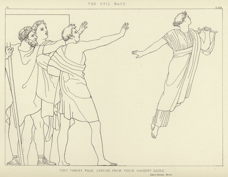 Det onde rase av John Flaxman