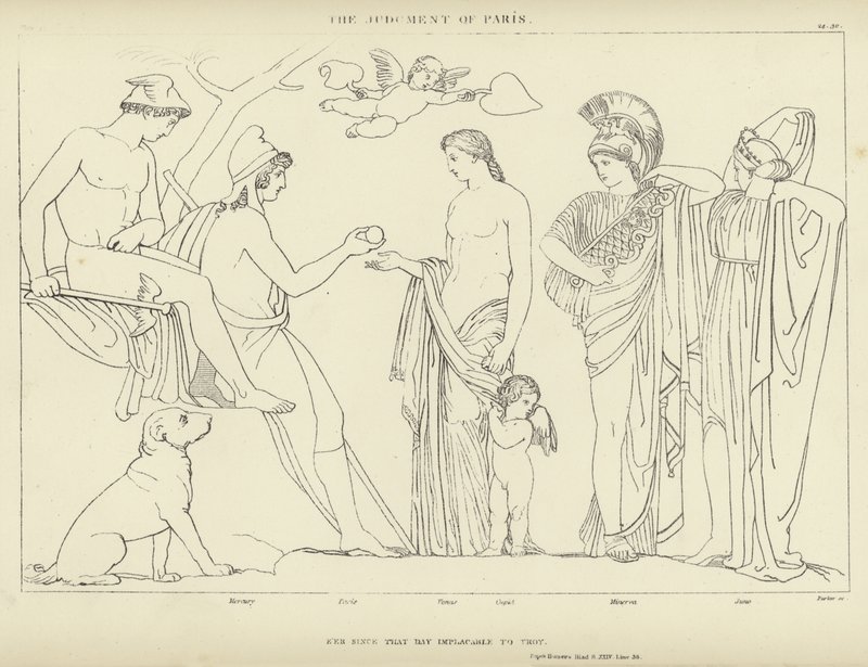 Paris-dommen av John Flaxman
