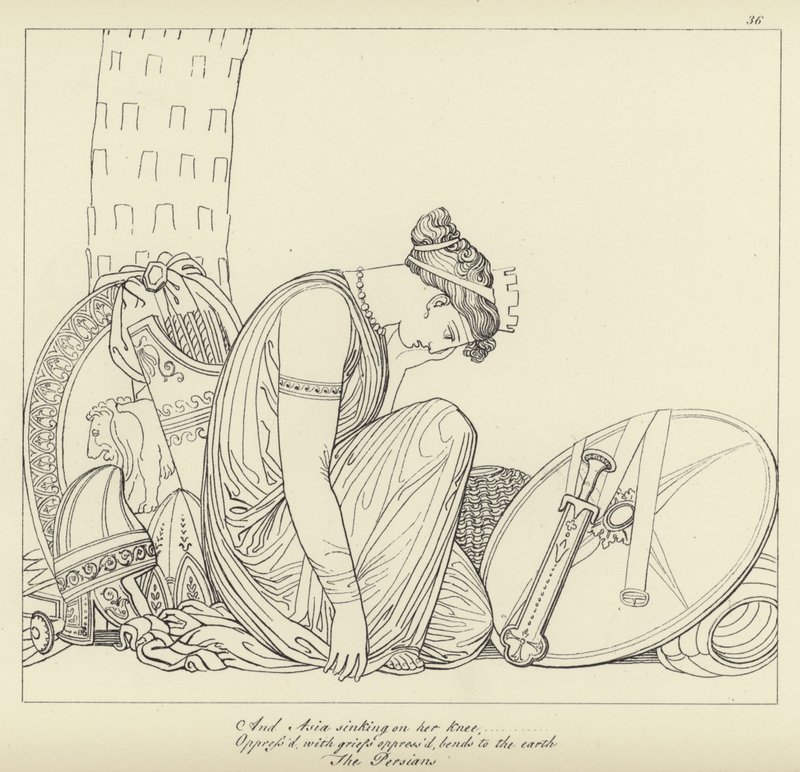 Perserne av John Flaxman