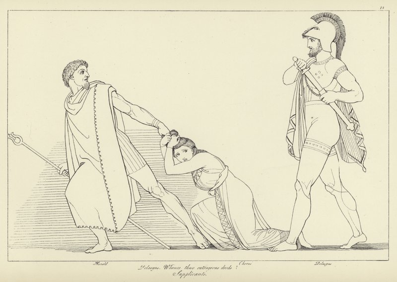Supplikantene av John Flaxman