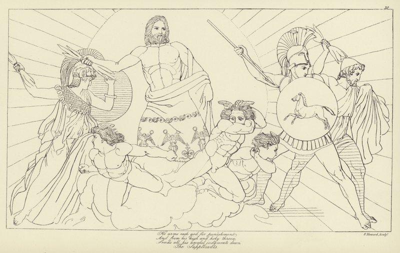 Supplikantene av John Flaxman