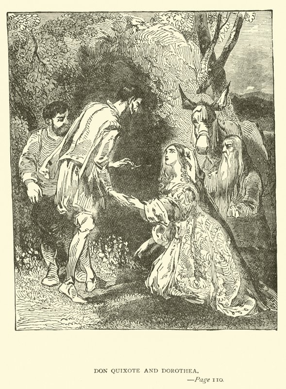 Don Quijote og Dorothea av John Gilbert