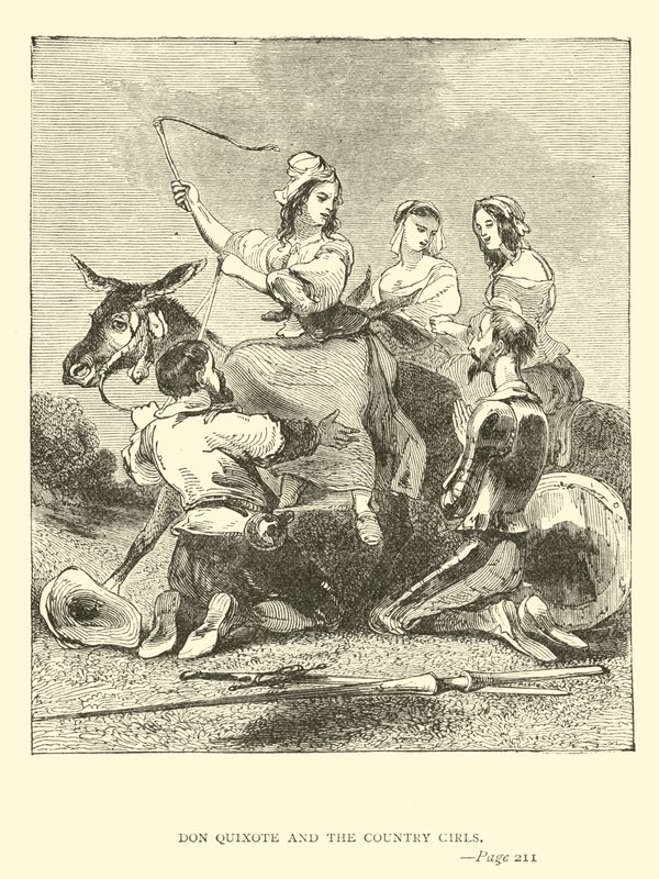 Don Quijote og landjentene av John Gilbert