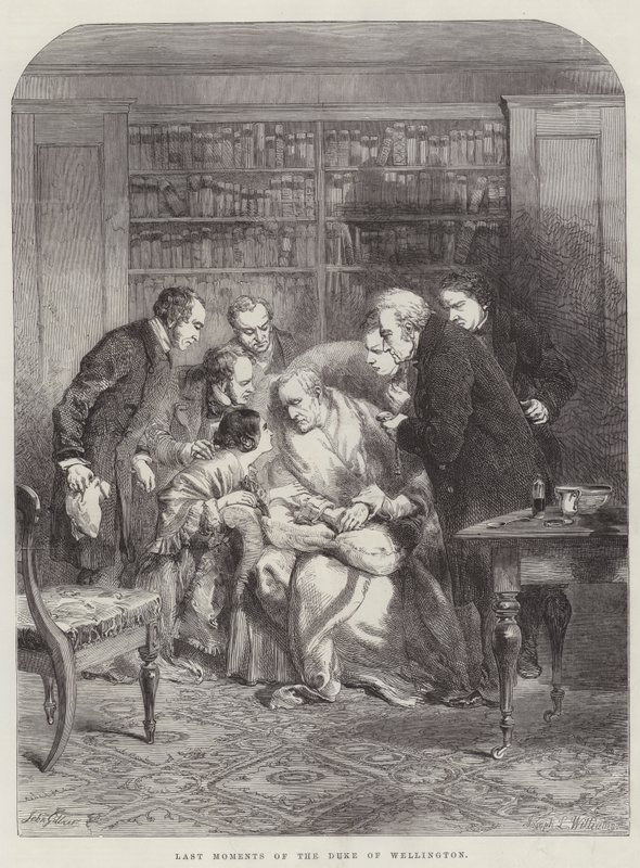Last Moments of the Duke of Wellington av John Gilbert