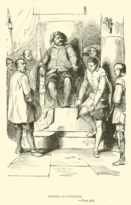 Sancho som guvernør av John Gilbert