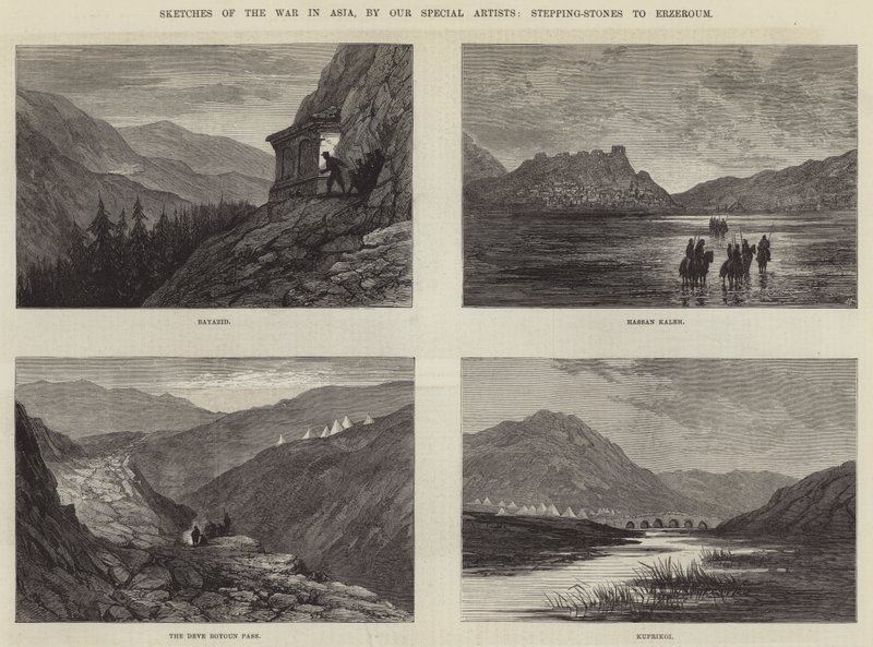 Skisser av krigen i Asia av John Gilbert