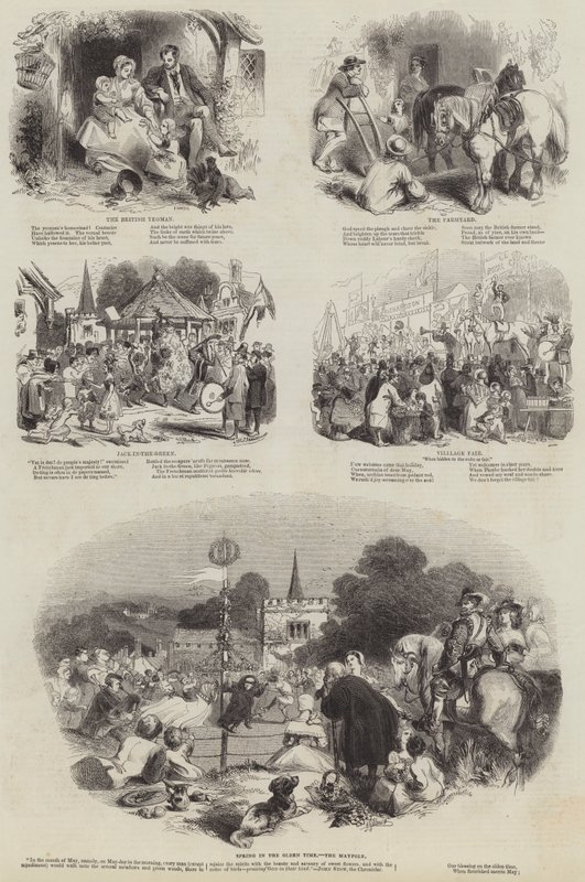 Vårliv i by og land av John Gilbert