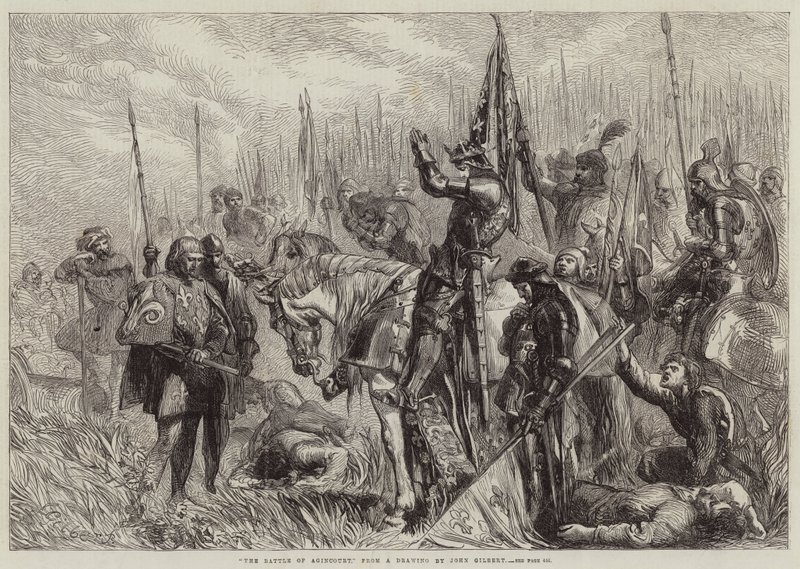 Slaget ved Agincourt av John Gilbert