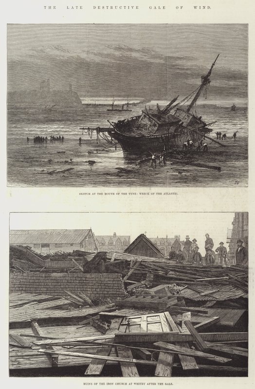 Den sene Destruktive Gale of Wind av John Gilbert