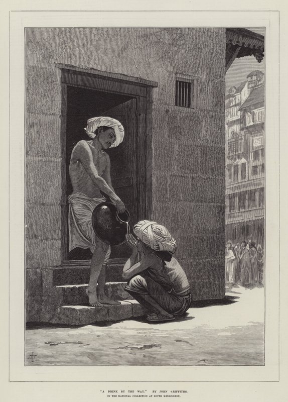 A Drink by the Way, i National Collection i South Kensington av John Griffiths