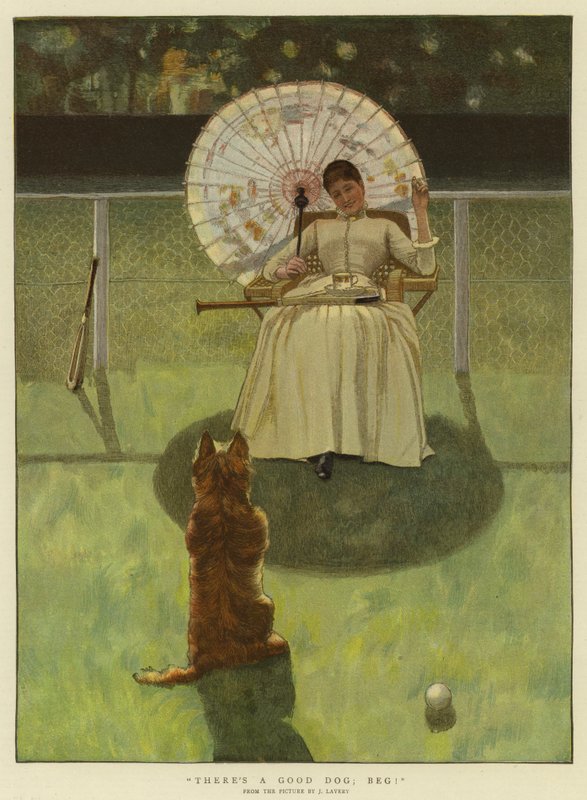 Det er en god hund; Tigge! av John Lavery