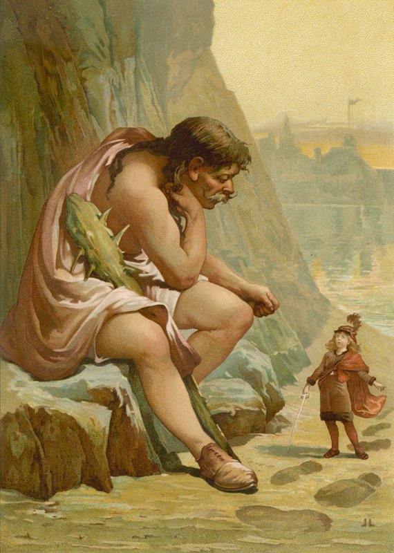 Jack The Giant Killer (chromolitho) av John Lawson