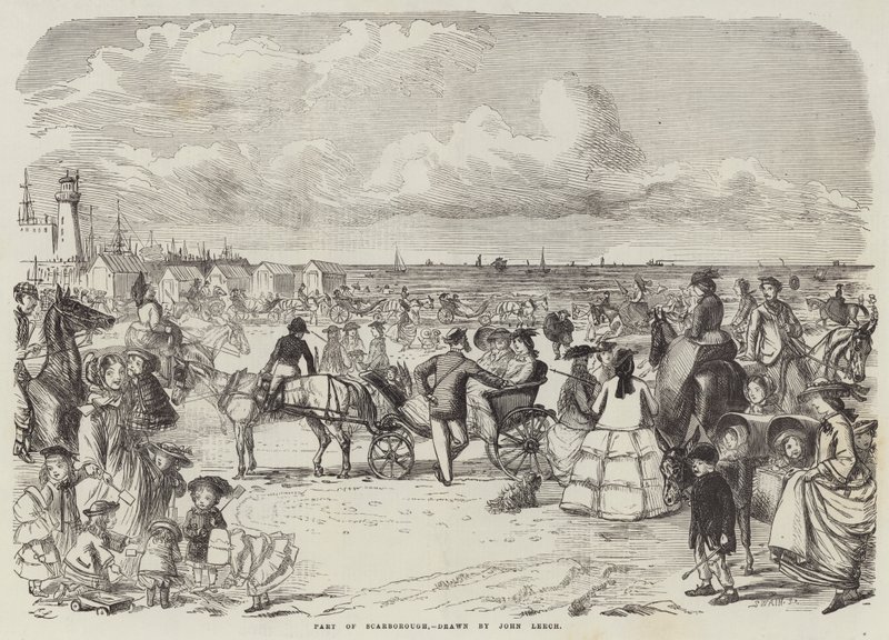 En del av Scarborough av John Leech