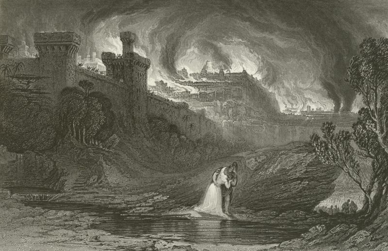 Jerusalems ødeleggelse av John Martin