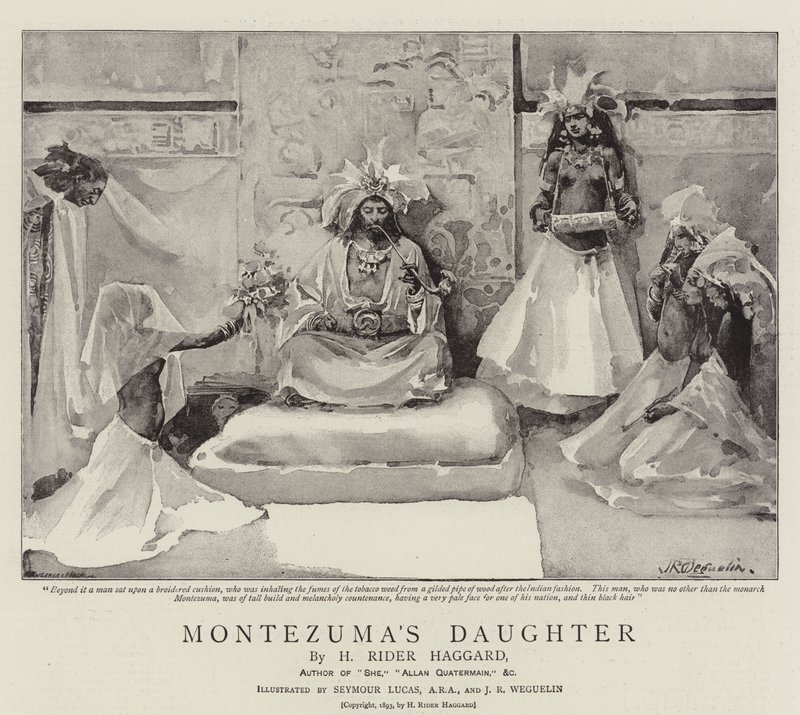 Montezumas datter av John Seymour Lucas