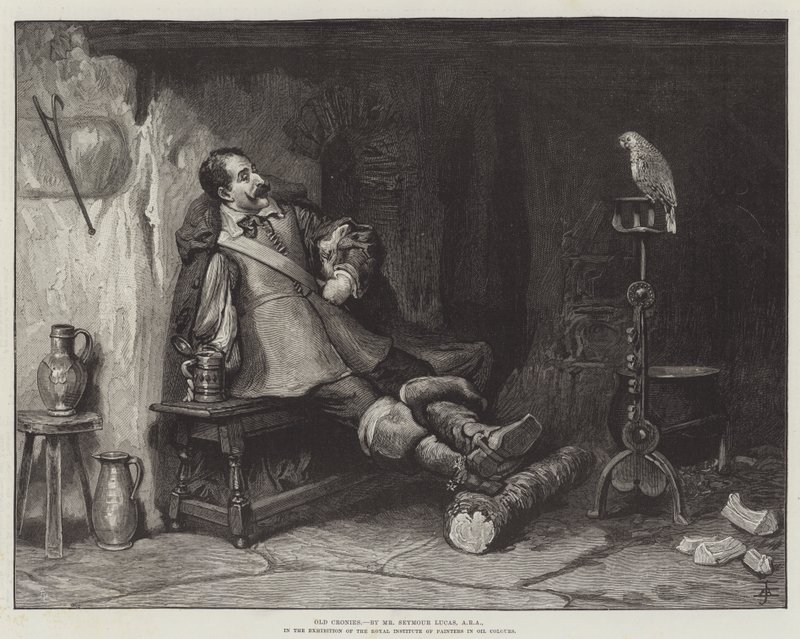 Gamle kumpaner av John Seymour Lucas