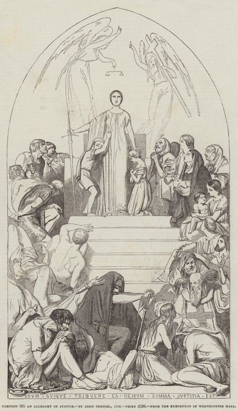 Cartoon, An Allegory of Justice  av John Tenniel