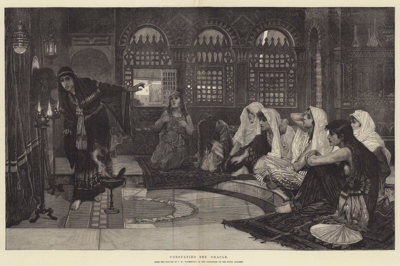 Konsultasjon av Oracle av John William Waterhouse