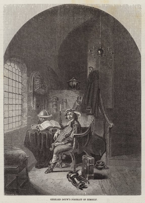 Gerhard Douws portrett av seg selv av John Wykeham Archer