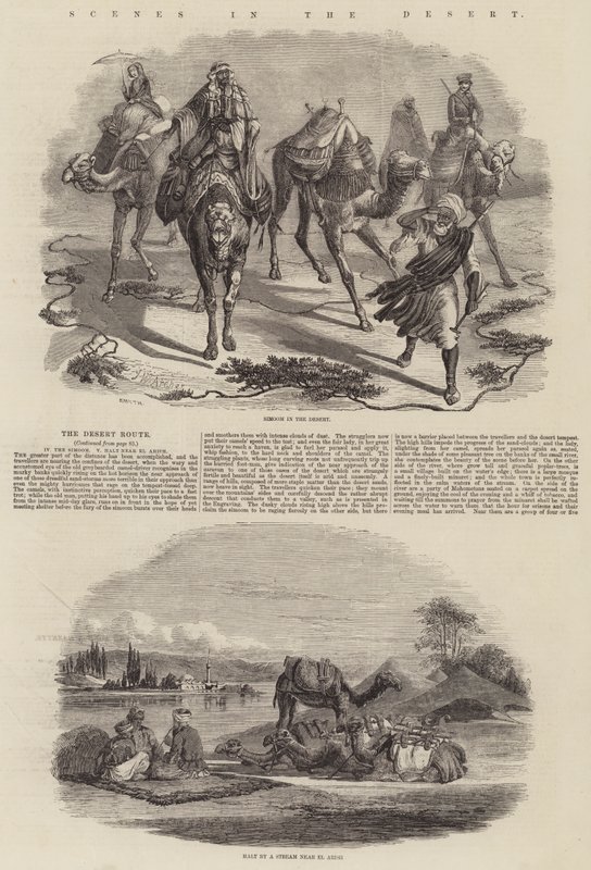 Scener i ørkenen av John Wykeham Archer