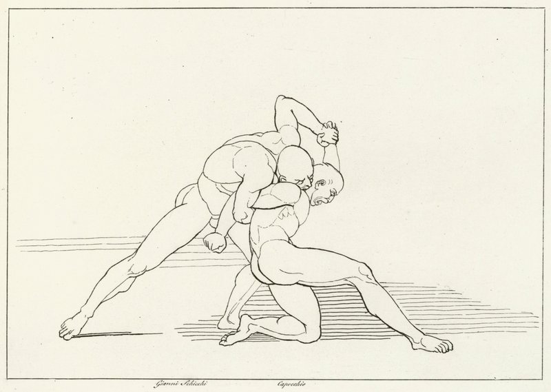Bedragere, Inferno, Canto 30 (gravering) av John (after) Flaxman
