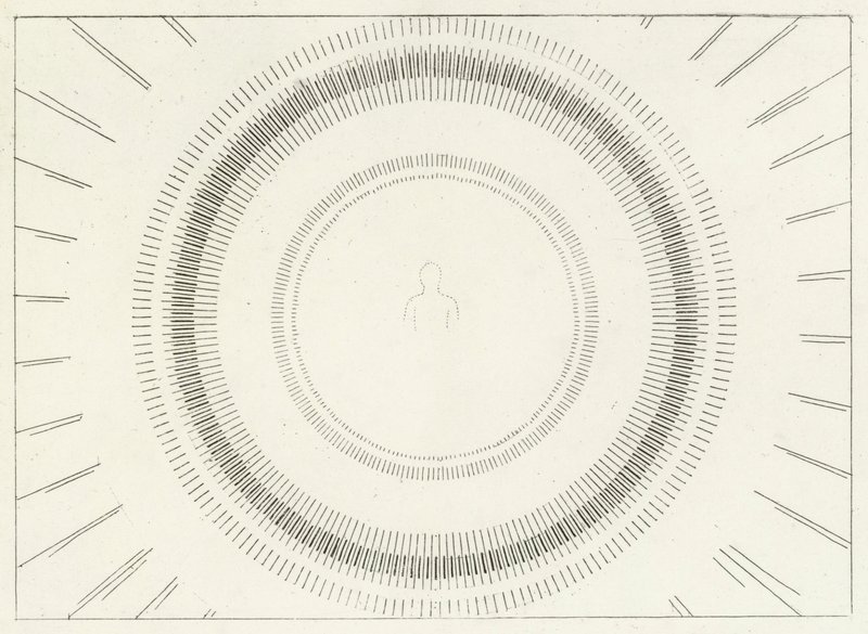 The Beatific Vision, Paradise, Canto 33 (gravering) av John (after) Flaxman