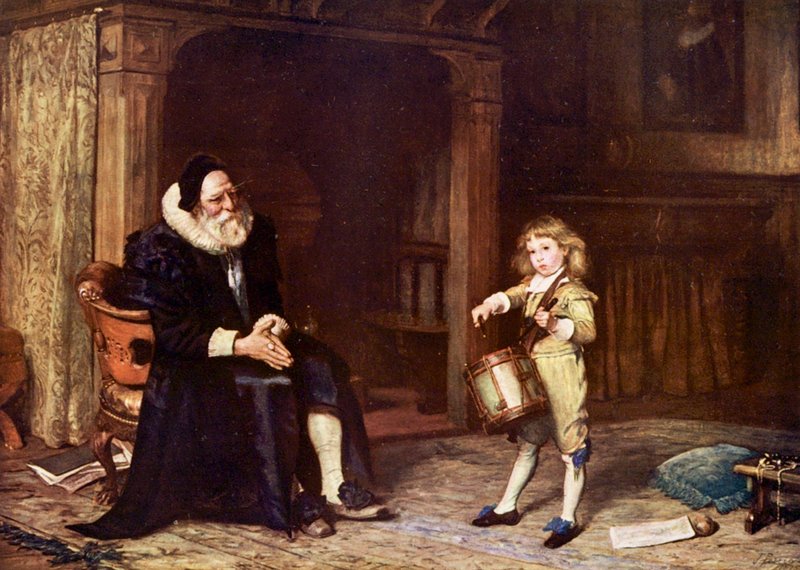 The Solo (farge litho) av John (after) Pettie