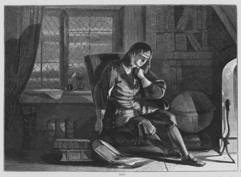 John Milton, Il Penseroso (gravering) av John (after) Phillip