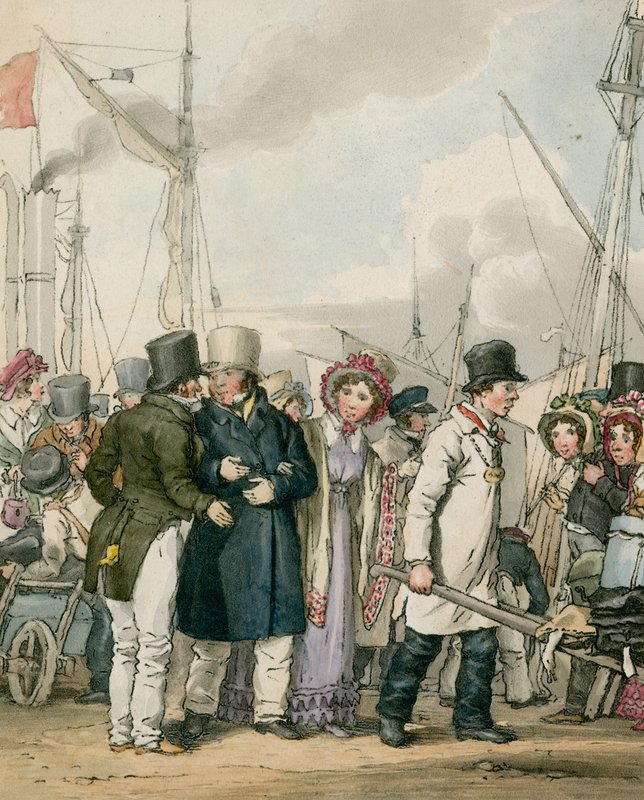 Ankommer Margate av John Augustus Atkinson