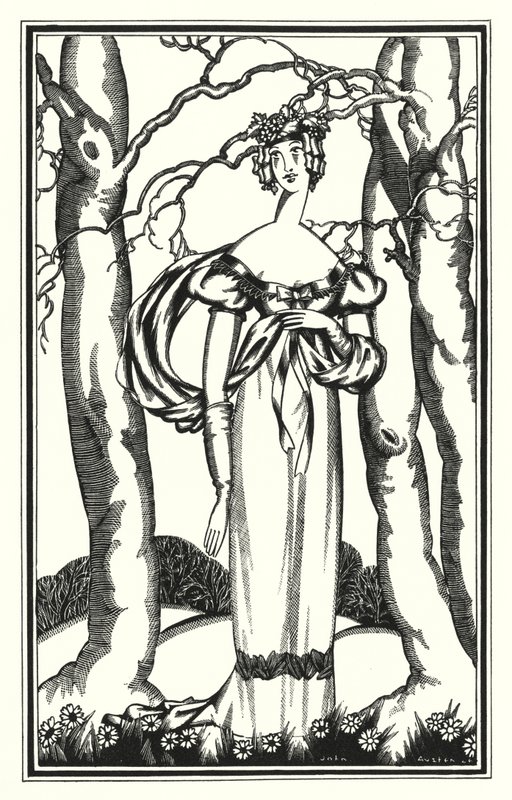 Illustrasjon for Don Juan av Lord Byron: Lady Adeline, My Dian of the Ephesians (litho) av John Austen