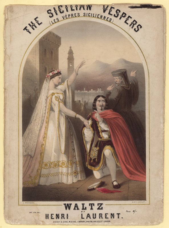 De sicilianske vesperene. Vals av Henri Laurent av John Brandard