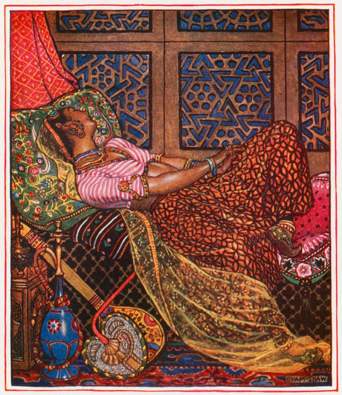 Zira i fangenskap av John Byam Liston Shaw