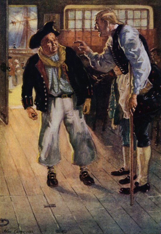 Illustrasjon for Treasure Island av John Cameron
