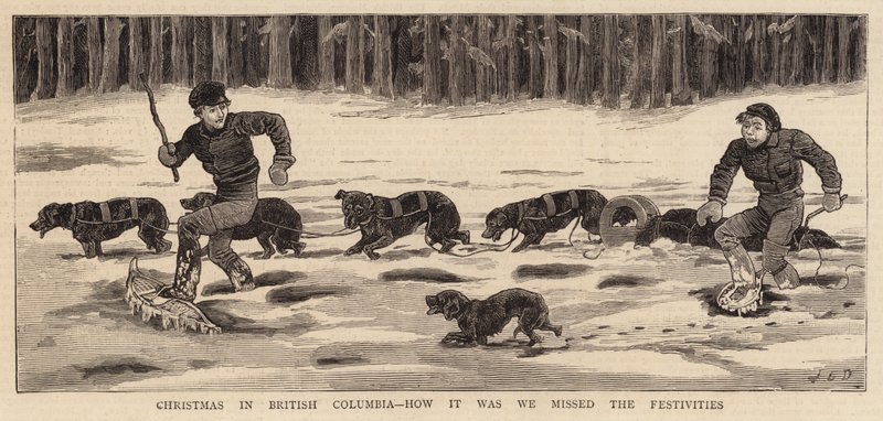 Jul i British Columbia, hvordan det var gikk vi glipp av festlighetene av John Charles Dollman