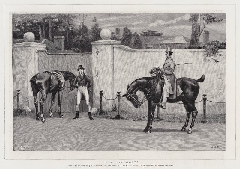 Hennes bursdag av John Charles Dollman