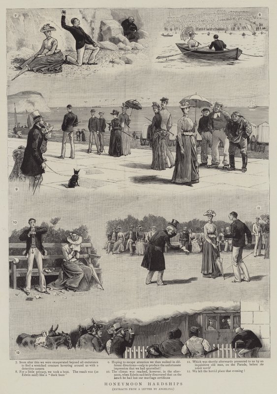Bryllupsreise vanskeligheter av John Charles Dollman