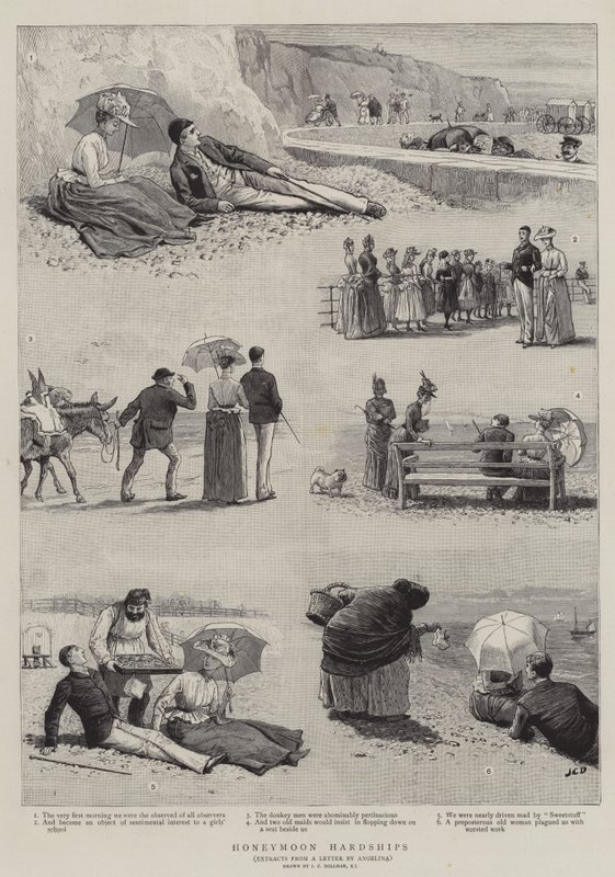Bryllupsreise vanskeligheter av John Charles Dollman