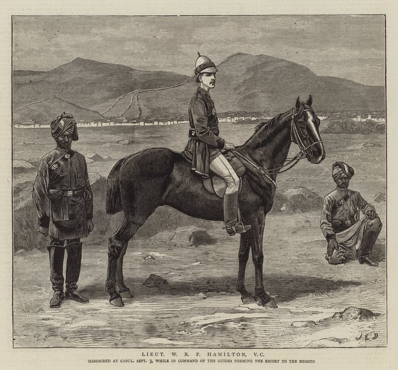 Løytnant W R P Hamilton, VC av John Charles Dollman