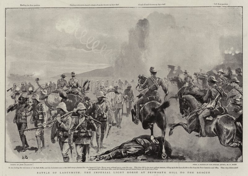 Slaget ved Ladysmith, Imperial Light Horse ved Pepworth Hill til unnsetning av John Charlton