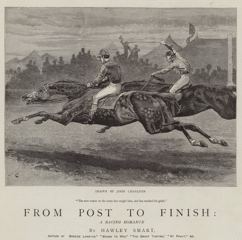 Fra post til mål, en racingromantikk av John Charlton