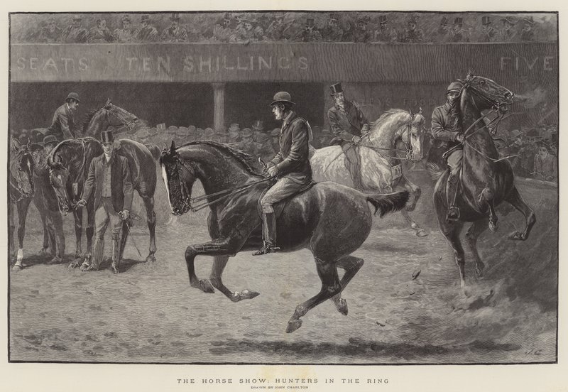 The Horse Show, jegere i ringen av John Charlton
