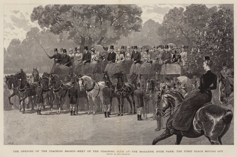Åpningen av trenersesongen, møte med trenerklubben på magasinet, Hyde Park, den første treneren flytter av John Charlton