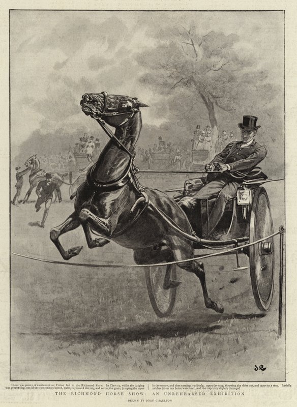 The Richmond Horse Show, en uøvd utstilling av John Charlton