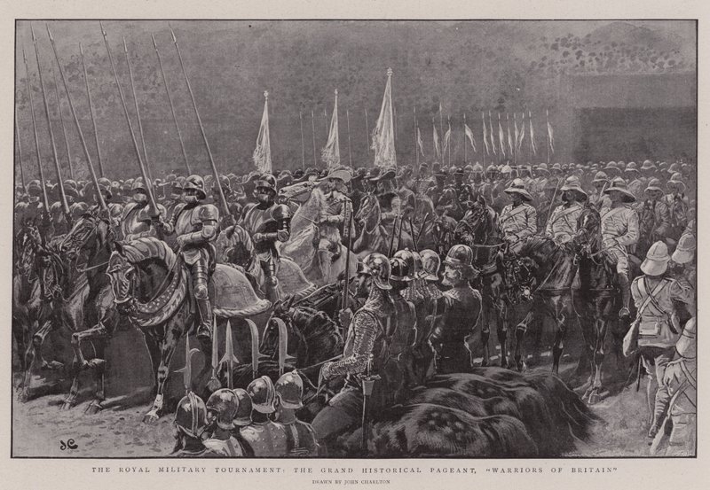 Royal Military Tournament, Grand Historical Pageant, Warriors of Britain av John Charlton