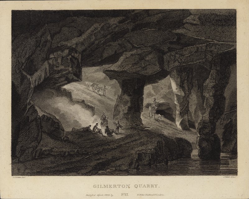 Gilmerton Quarry av John Claude Nattes