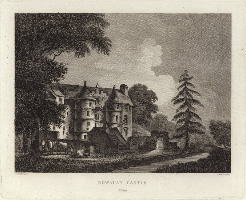 Rowallan slott av John Claude Nattes