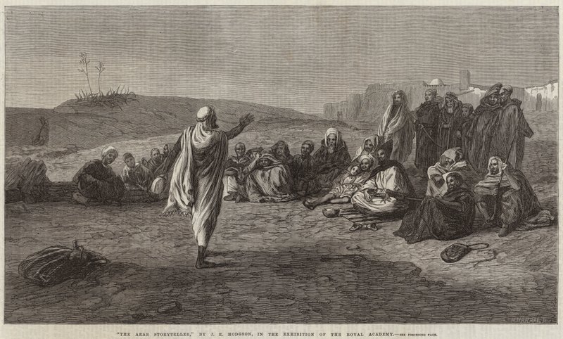 Den arabiske historiefortelleren av John Evan Hodgson