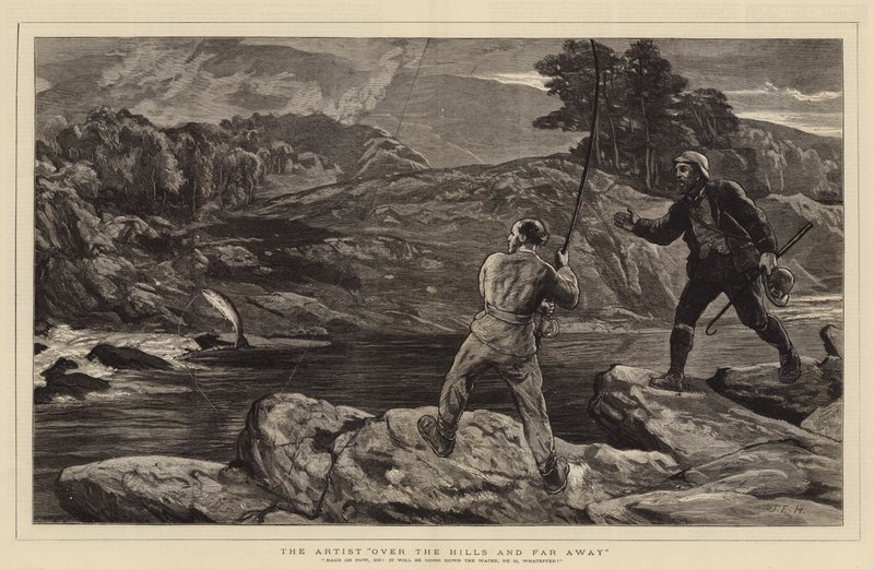 Kunstneren over åsene og langt borte av John Evan Hodgson